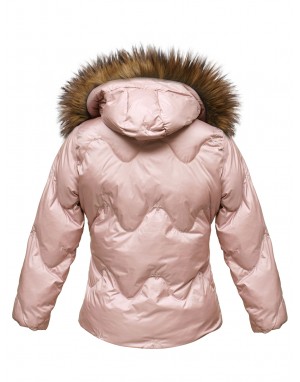 Girls Jacket Quilted Rose Pink